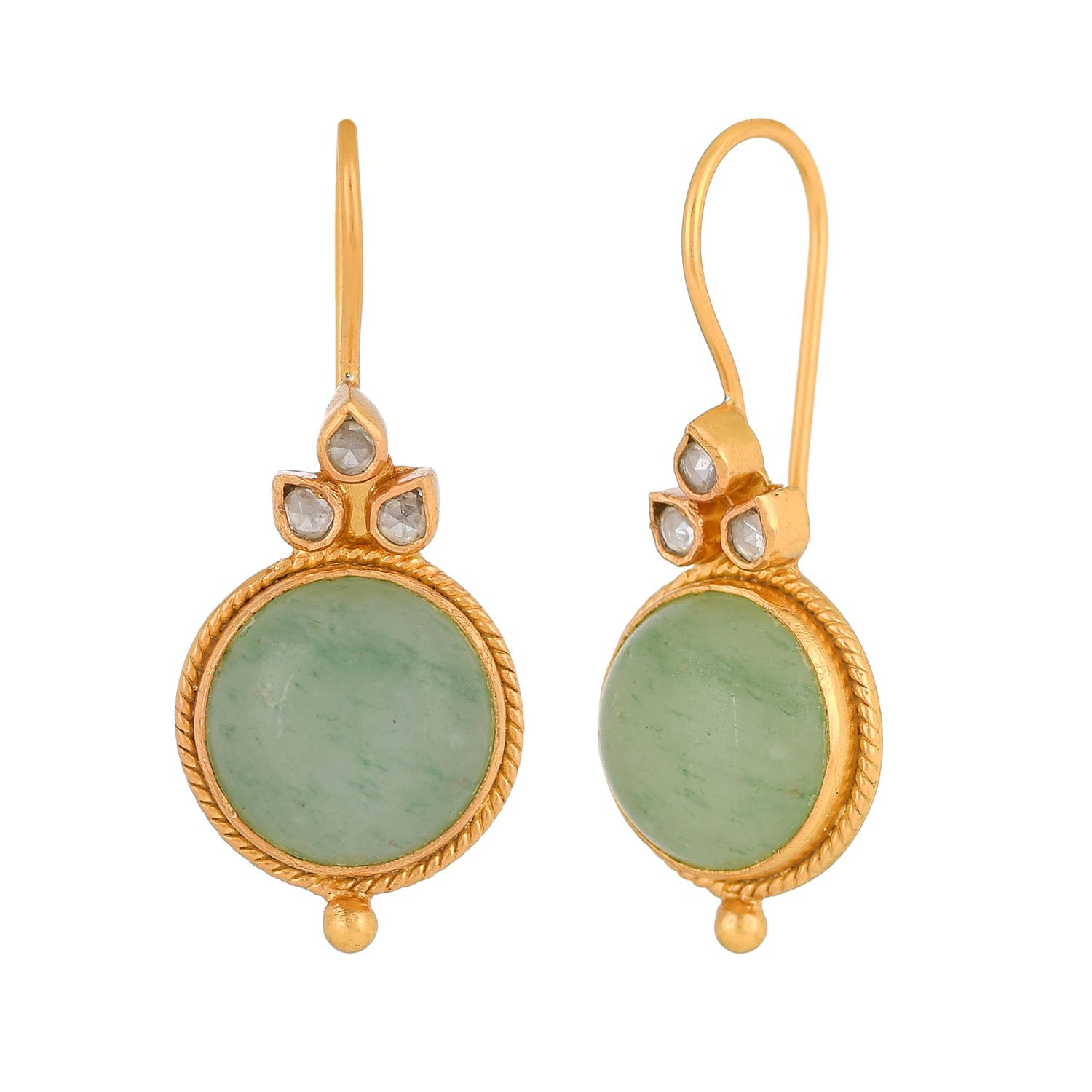 Megha Earrings Sage Green