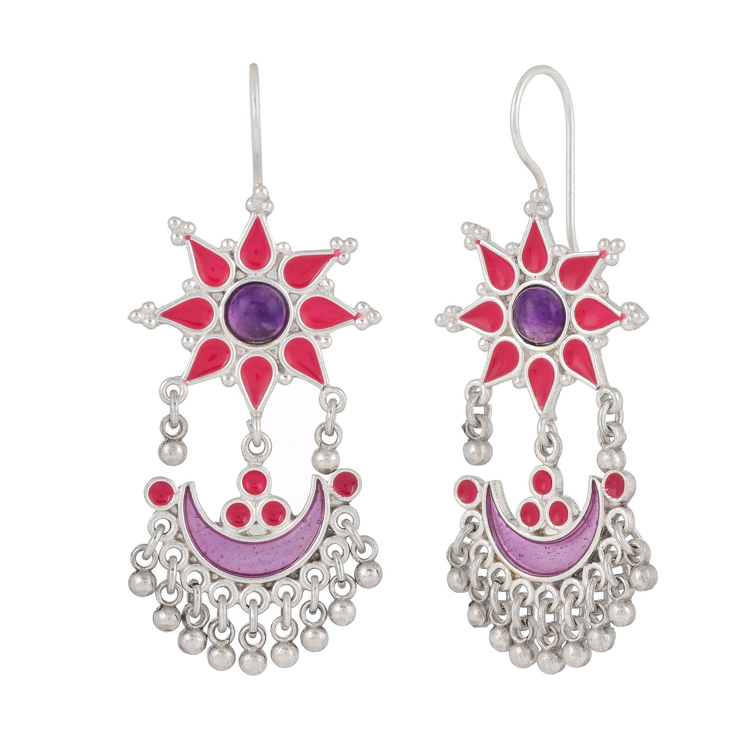 Floret Amethyst Earrings