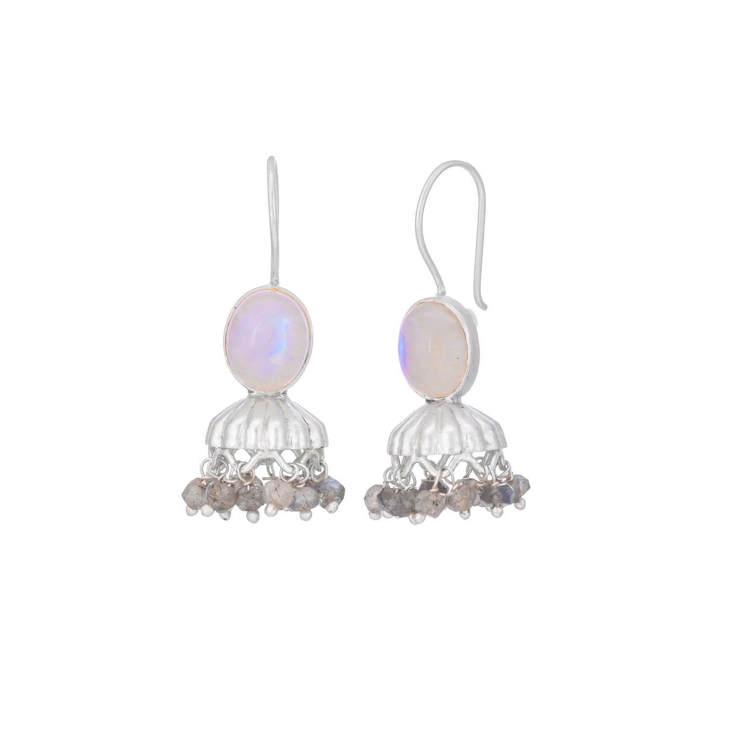 Kumud Earrings Moonstone